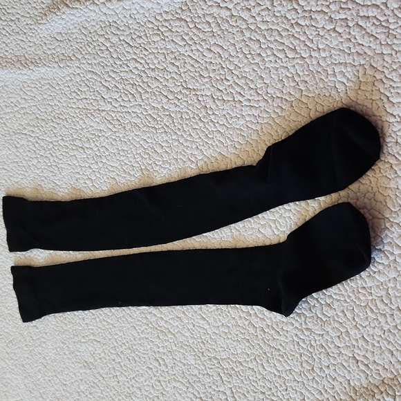 Cato Preppy Jeweled Black Knee High Stocking Socks - Picture 4 of 7